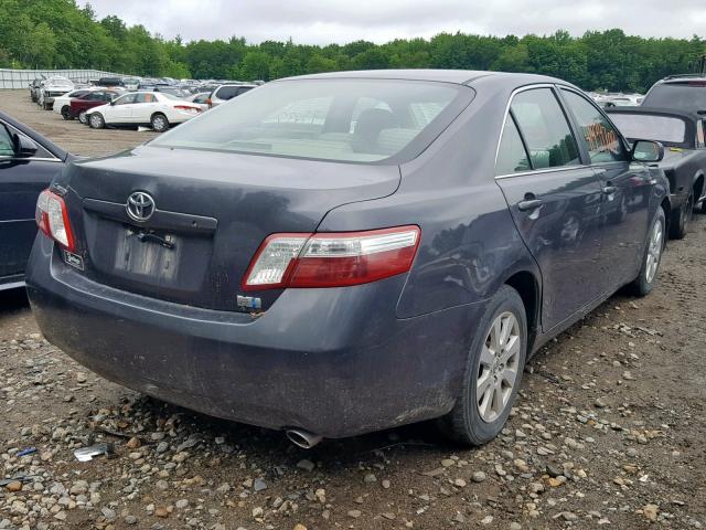 4T1BB46K39U088191 - 2009 TOYOTA CAMRY HYBR GRAY photo 4