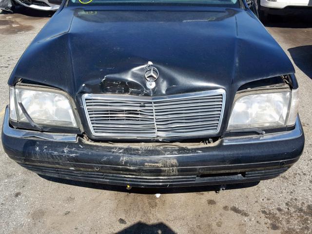 WDBGA43G9VA339626 - 1997 MERCEDES-BENZ S 420 BLACK photo 7