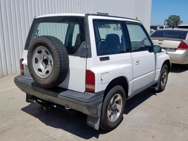 2CNBJ18U8P6919860 - 1993 GEO TRACKER WHITE photo 4