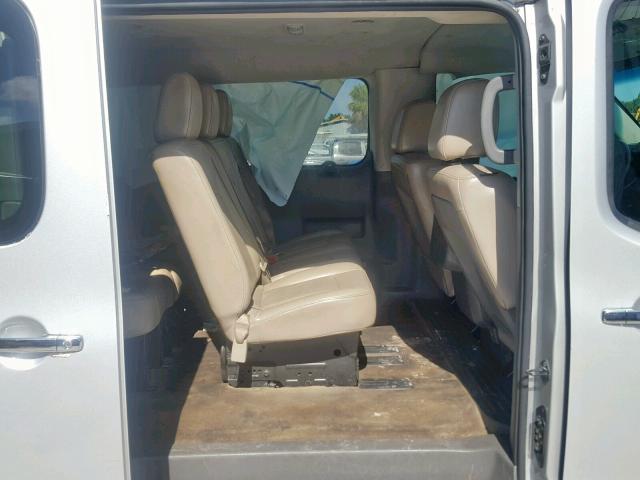 5BZAF0AA8DN201079 - 2013 NISSAN NV 3500 WHITE photo 6