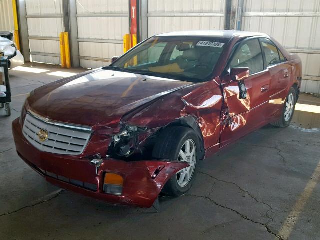 1G6DP577960162640 - 2006 CADILLAC CTS HI FEA BURGUNDY photo 2