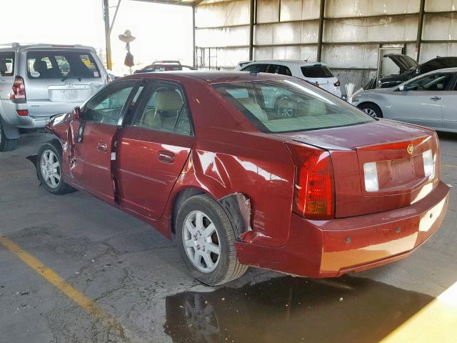 1G6DP577960162640 - 2006 CADILLAC CTS HI FEA BURGUNDY photo 3