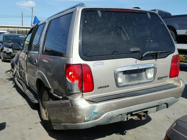 5LMEU27R01LJ29178 - 2001 LINCOLN NAVIGATOR Қоңыр фото 3