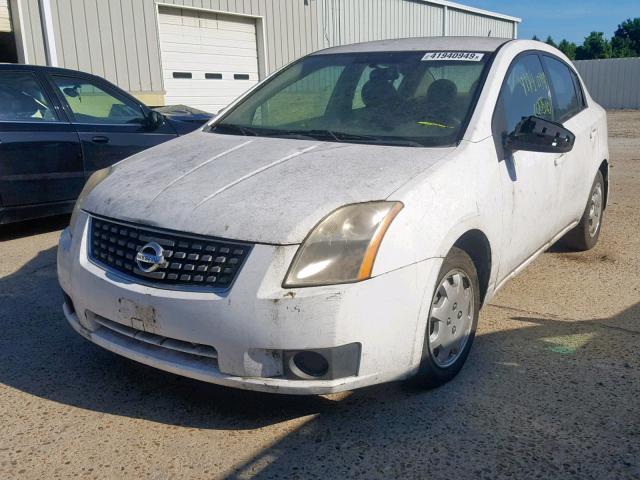 3N1AB61E27L619839 - 2007 NISSAN SENTRA 2.0 WHITE photo 2