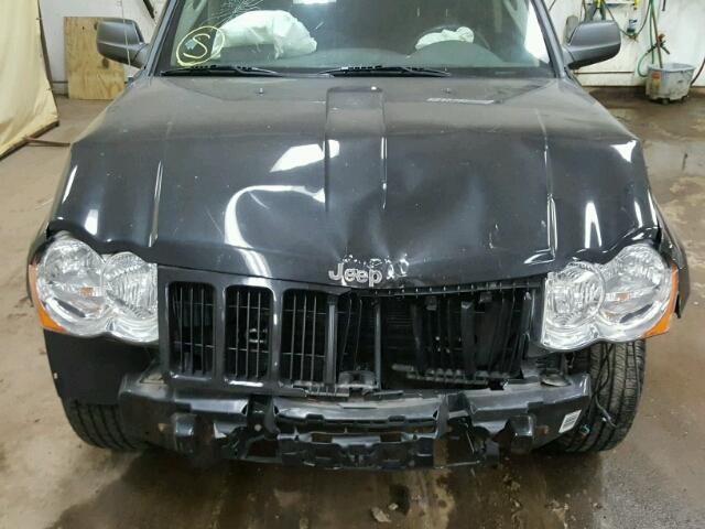 1J8GR48K48C224196 - 2008 JEEP GRAND CHER BLACK photo 7