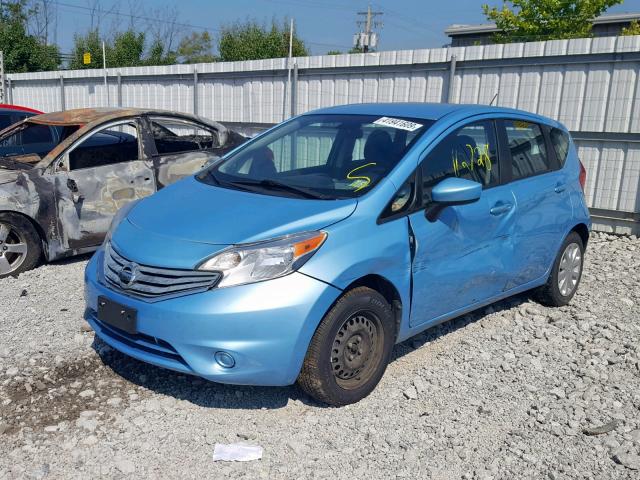 3N1CE2CP1FL364736 - 2015 NISSAN VERSA NOTE BLUE photo 2