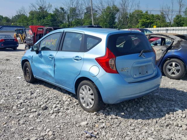 3N1CE2CP1FL364736 - 2015 NISSAN VERSA NOTE BLUE photo 3