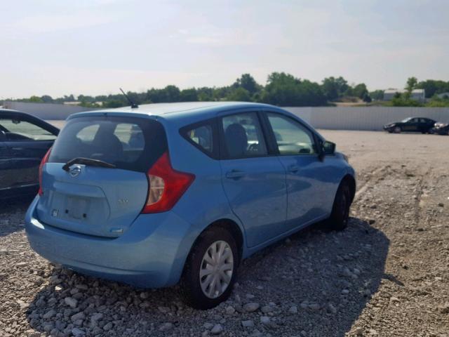 3N1CE2CP1FL364736 - 2015 NISSAN VERSA NOTE BLUE photo 4