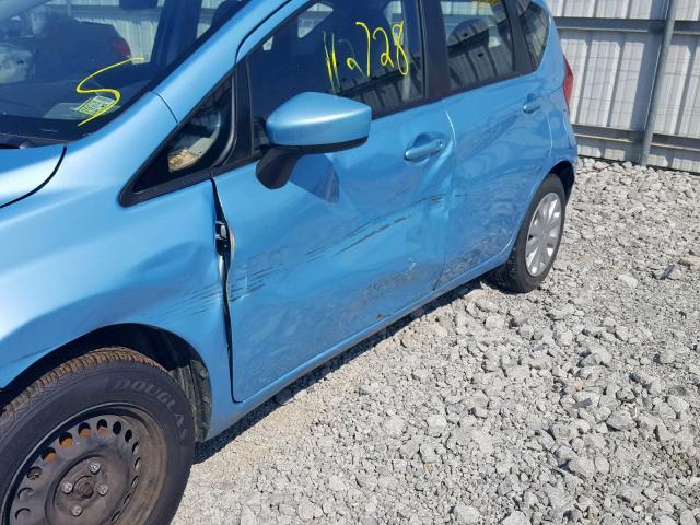 3N1CE2CP1FL364736 - 2015 NISSAN VERSA NOTE BLUE photo 9