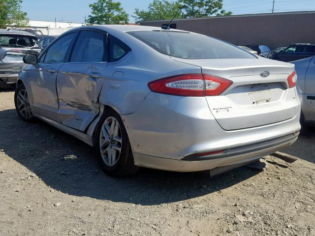 1FA6P0H7XF5127752 - 2015 FORD FUSION SE SILVER photo 3