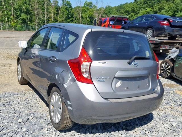 3N1CE2CP3FL367492 - 2015 NISSAN VERSA NOTE GRAY photo 3