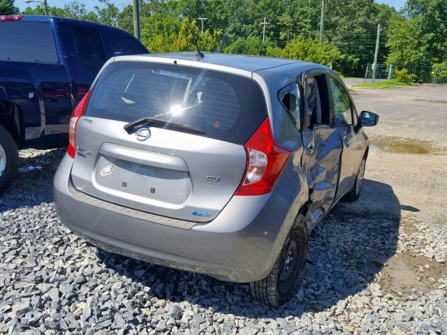 3N1CE2CP3FL367492 - 2015 NISSAN VERSA NOTE GRAY photo 4