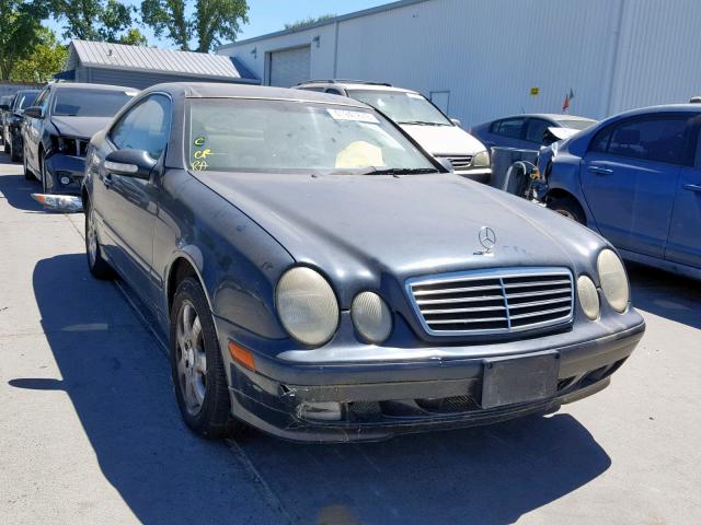 WDBLJ65GX2F197860 - 2002 MERCEDES-BENZ CLK 320 BLACK photo 1