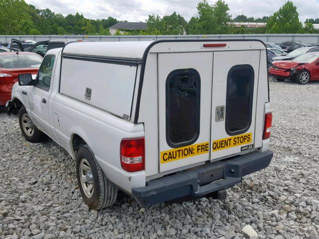 1FTKR1AD5APA39262 - 2010 FORD RANGER WHITE photo 3