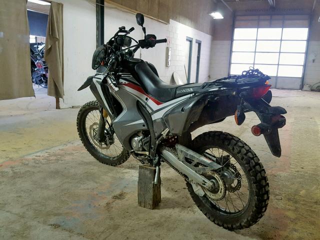 MLHMD4415J5100466 - 2018 HONDA CRF250 L GRAY photo 3