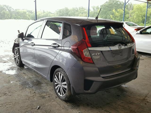 3HGGK5G88FM755793 - 2015 HONDA FIT EX GRAY photo 3