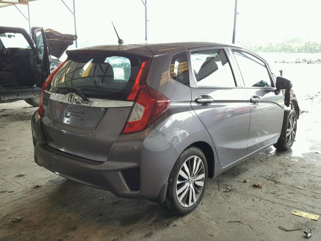 3HGGK5G88FM755793 - 2015 HONDA FIT EX GRAY photo 4