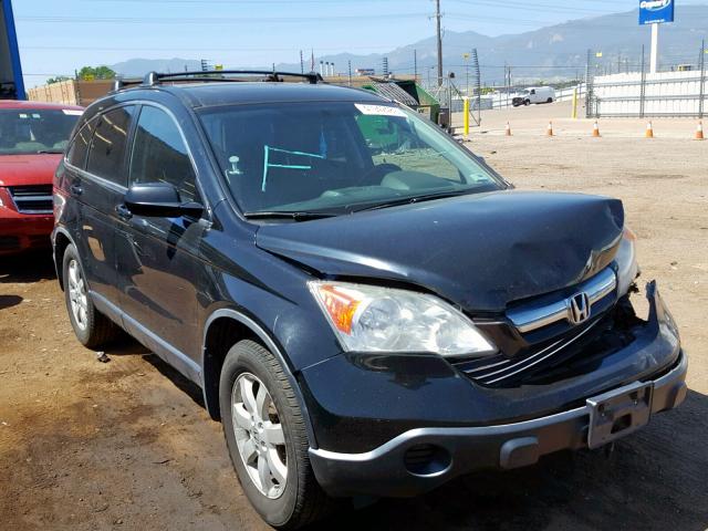 JHLRE48769C004019 - 2009 HONDA CR-V EXL BLACK photo 1