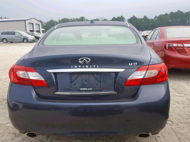 JN1BY1AP8BM321494 - 2011 INFINITI M37 BLUE photo 9