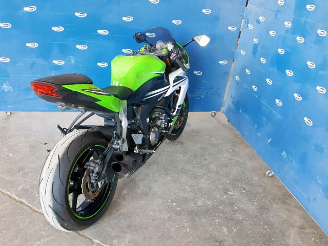 JKBZXJF13FA006151 - 2015 KAWASAKI ZX636 F GREEN photo 4