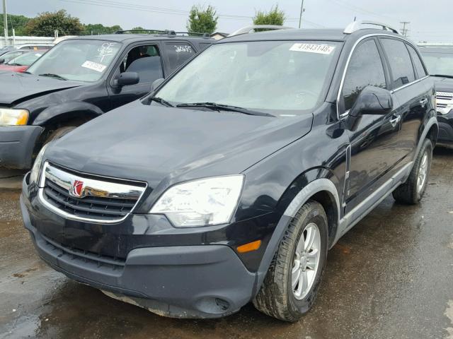 3GSCL33P78S646997 - 2008 SATURN VUE XE BLACK photo 2