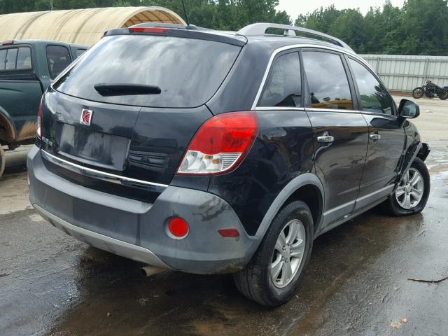 3GSCL33P78S646997 - 2008 SATURN VUE XE BLACK photo 4