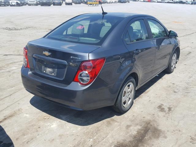 1G1JA5SH6D4244387 - 2013 CHEVROLET SONIC LS 石墨色 照片 4