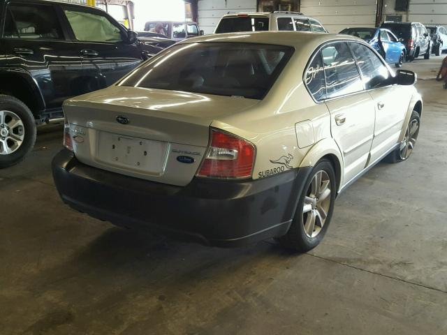 4S4BL86C164203394 - 2006 SUBARU LEGACY OUT GOLD photo 4