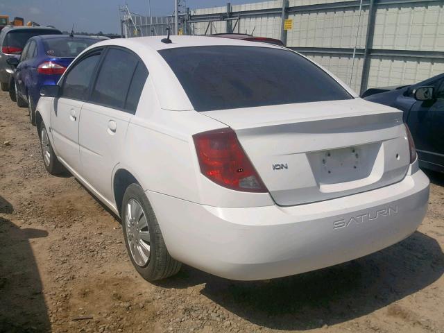 1G8AJ55F27Z209588 - 2007 SATURN ION LEVEL WHITE photo 3