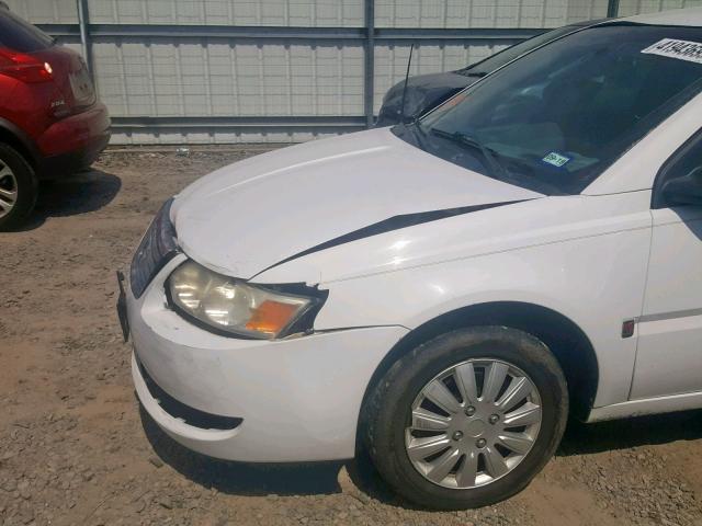 1G8AJ55F27Z209588 - 2007 SATURN ION LEVEL WHITE photo 9