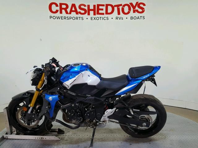 JS1GR7NA7F2101039 - 2015 SUZUKI GSX-S750 BLUE photo 5