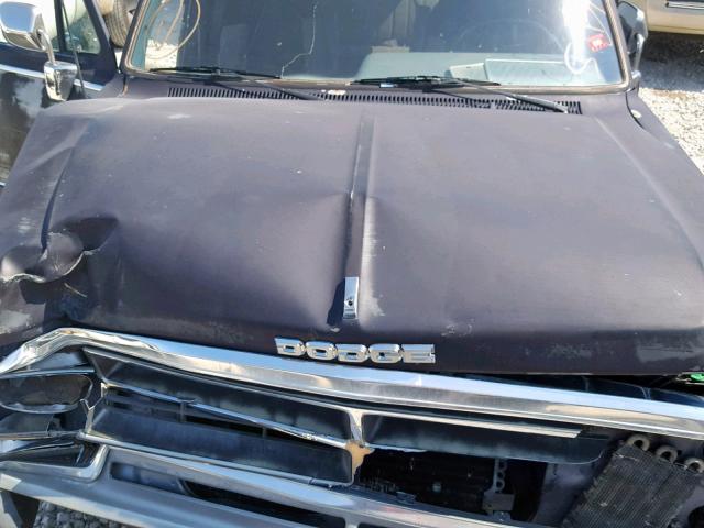 3B4GD12Y4JM813588 - 1988 DODGE RAMCHARGER BLACK photo 7