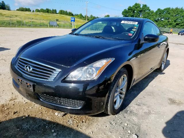 JNKCV64F09M653688 - 2009 INFINITI G37 BLACK photo 2