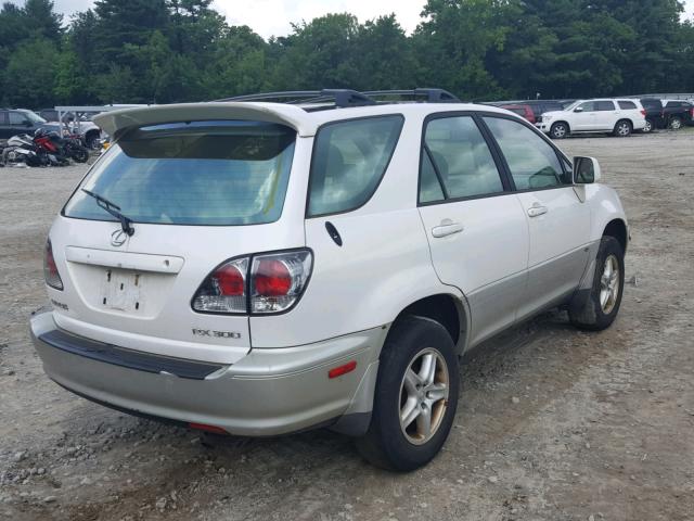 JTJHF10UX20283081 - 2002 LEXUS RX 300 WHITE photo 4