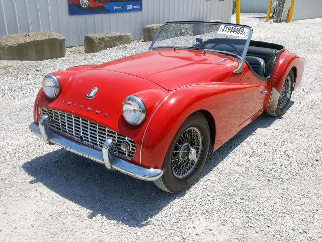 TS55160L - 1960 TRIUMPH CAR TR3 RED photo 2