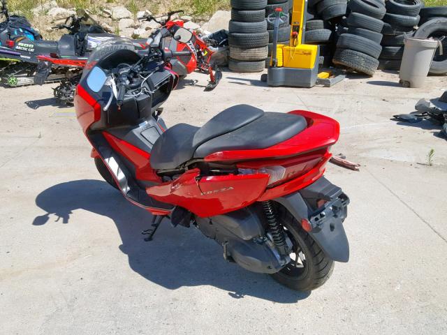 MLHNF040XE5001534 - 2014 HONDA NSS300 RED photo 3