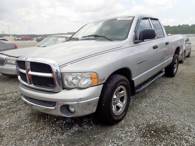 1D7HA18D34S648025 - 2004 DODGE RAM 1500 S SILVER photo 2