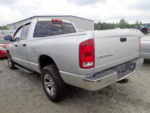 1D7HA18D34S648025 - 2004 DODGE RAM 1500 S SILVER photo 3