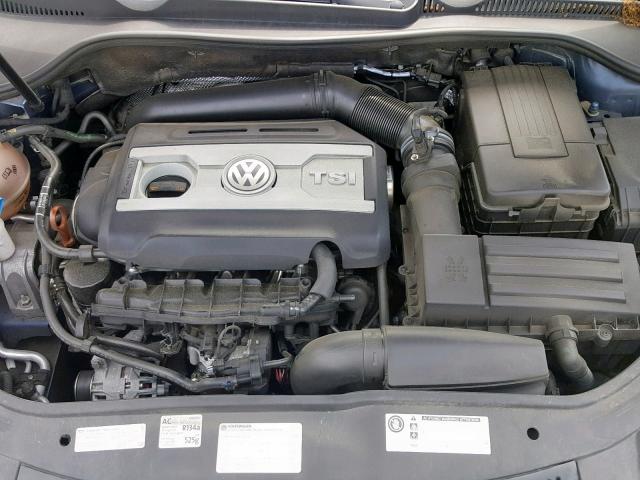 WVWFW7AH1CV019394 - 2012 VOLKSWAGEN EOS LUX 蓝色 照片 7