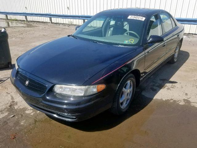 2G4WB55K021279416 - 2002 BUICK REGAL LS BLACK photo 2