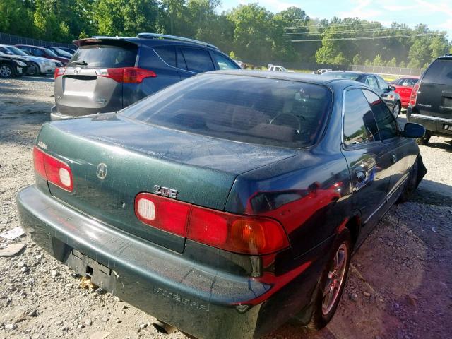 JH4DB7558RS011112 - 1994 ACURA INTEGRA LS GREEN photo 4