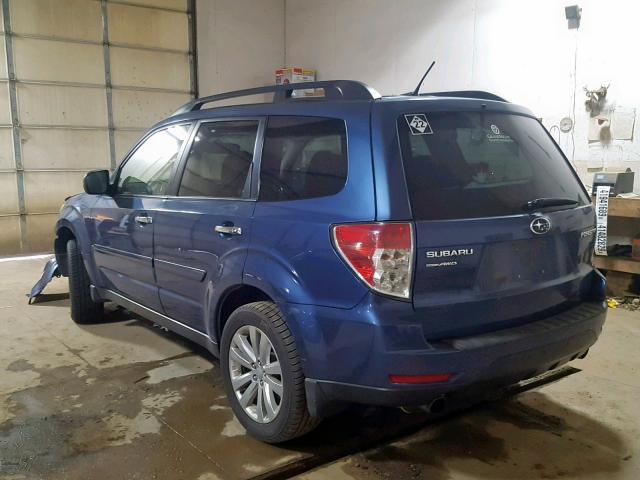 JF2SHBECXBH759681 - 2011 SUBARU FORESTER L BLUE photo 3