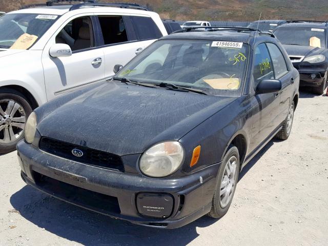 JF1GG65552G814971 - 2002 SUBARU IMPREZA TS BLUE photo 2