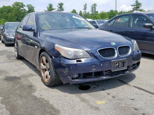 WBANF33556CS35429 - 2006 BMW 525 XI BLUE photo 1