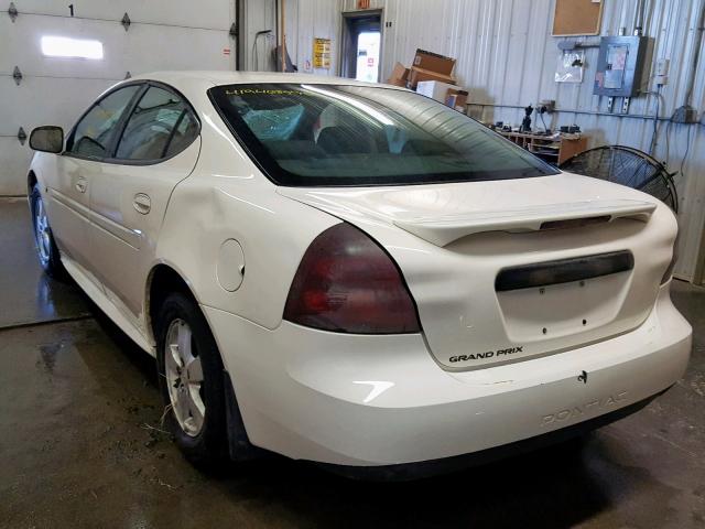 2G2WP552771188970 - 2007 PONTIAC GRAND PRIX WHITE photo 3
