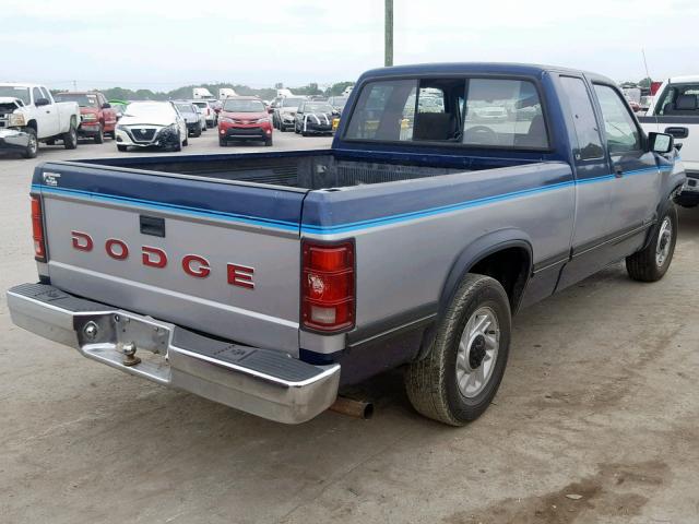 1B7FL23X6PS190939 - 1993 DODGE DAKOTA TWO TONE photo 4