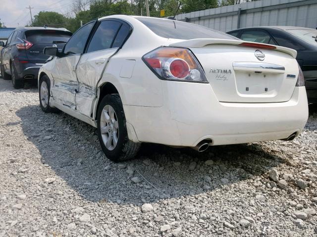 1N4CL21E08C226145 - 2008 NISSAN ALTIMA HYB WHITE photo 3