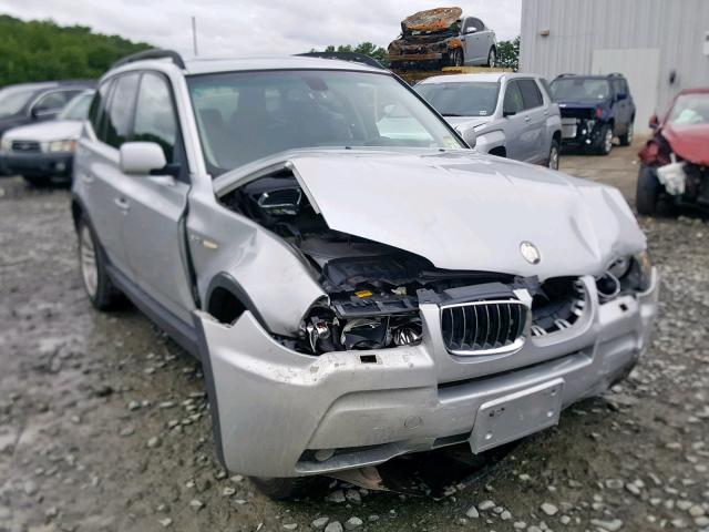 WBXPA93456WG83968 - 2006 BMW X3 3.0I SILVER photo 1