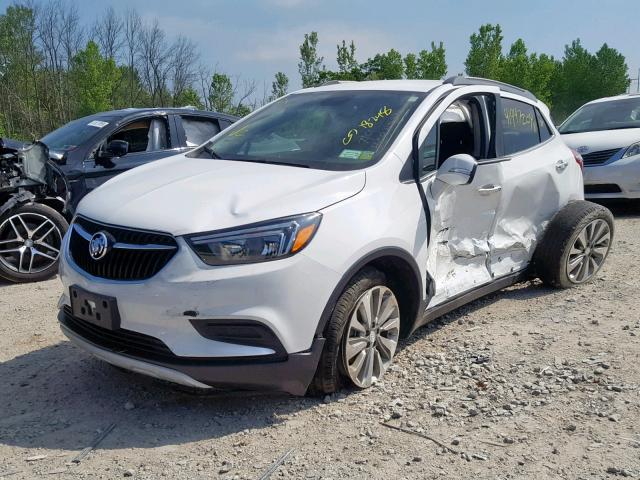 KL4CJESB6HB247751 - 2017 BUICK ENCORE PRE WHITE photo 2