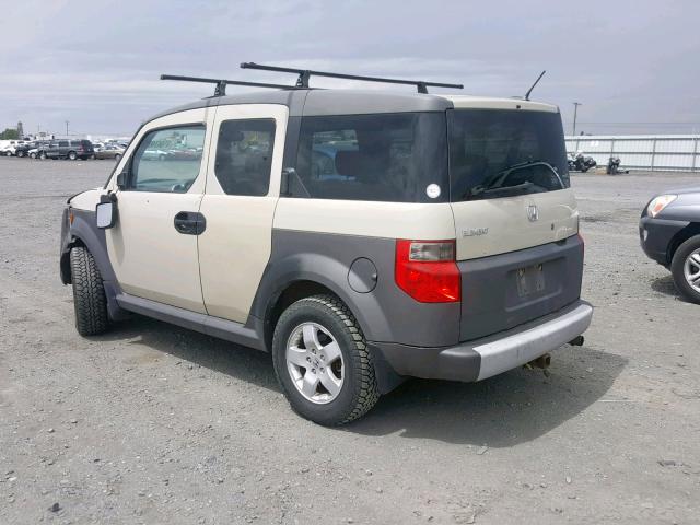 5J6YH28645L021336 - 2005 HONDA ELEMENT EX GRAY photo 3